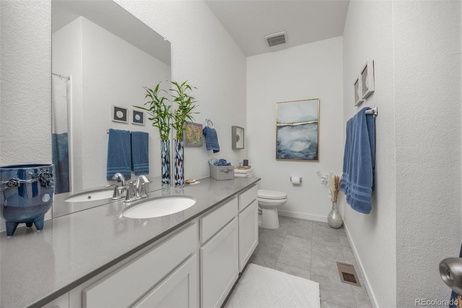 Furnished interior view inside a new home in Whisper Village, Arvada (Image 26).