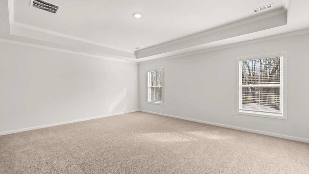 Representative unfurnished interior of a home built from the Westerly by D.R. Horton in Haven Abbey, Cumming (Image 25).