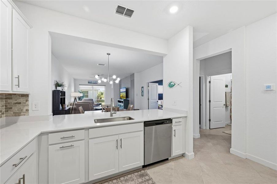 Furnished interior view inside a new home in , Englewood (Image 11).