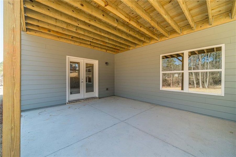 Exterior details and patio area of a home in , Covington (Image 24).