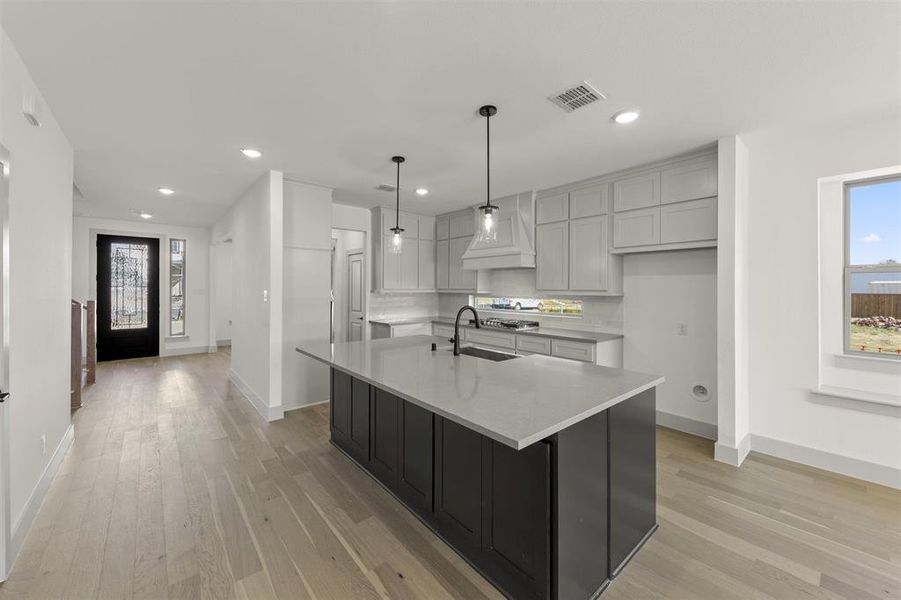 Furnished interior view inside a new home in Trails at Cottonwood Creek, Rowlett (Image 3).