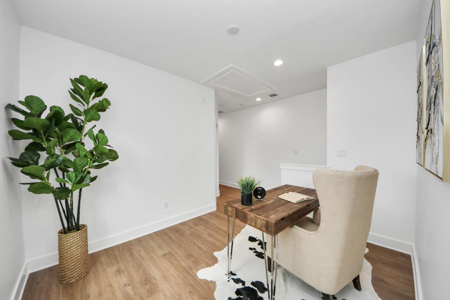Furnished interior view inside a new home in , Houston (Image 9).