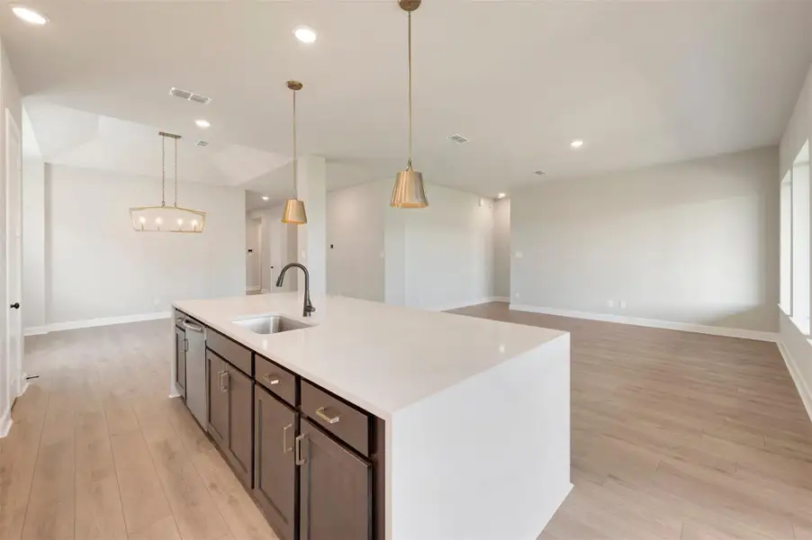 Furnished interior view inside a new home in Brookewater - Ascent Collection, Rosenberg (Image 5).
