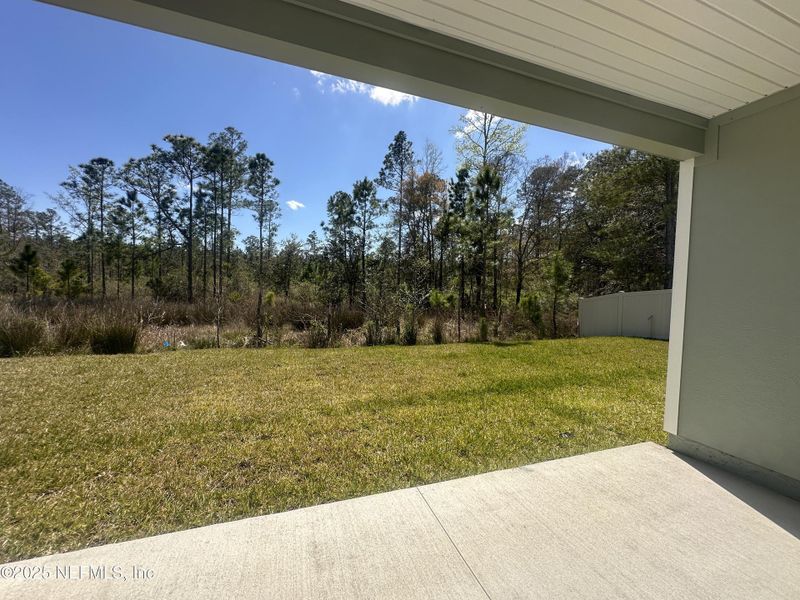 Exterior details and patio area of a home in Wilford Oaks, Orange Park (Image 18).
