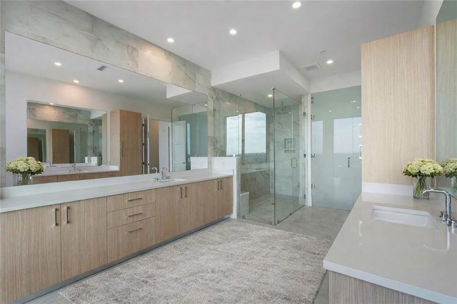 Furnished interior view inside a new home in The Dillon Buckhead, Atlanta (Image 8).