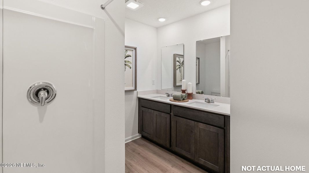 Furnished interior view inside a new home in Rookery, Green Cove Springs (Image 11).