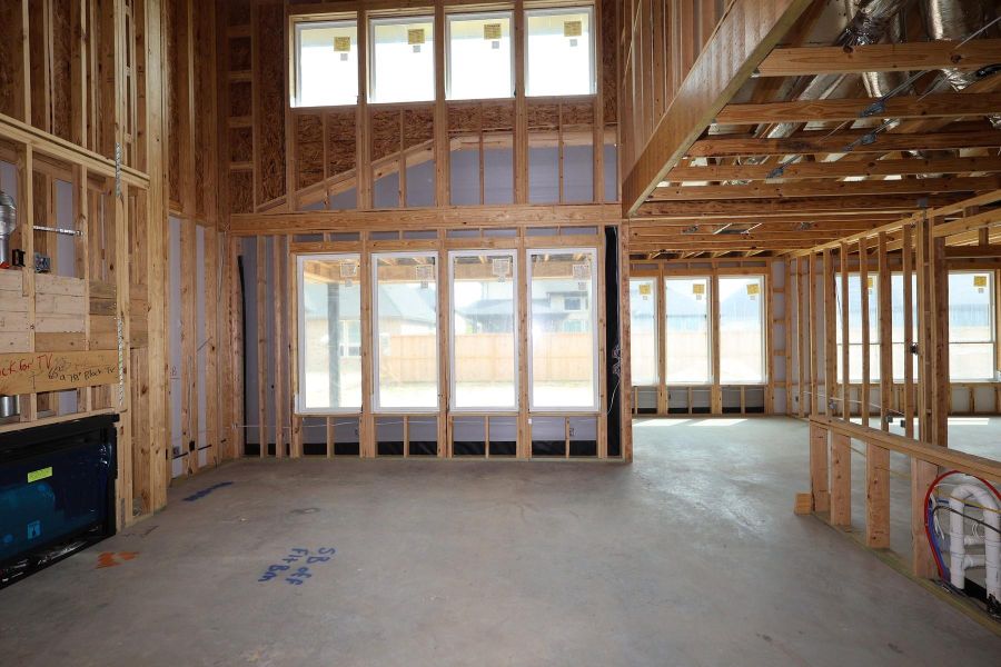 In-progress construction of a new home in Dunham Pointe, Cypress, TX (Image 18).