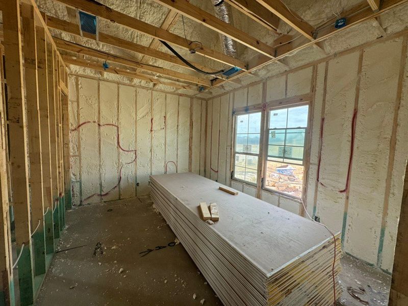 In-progress construction of a new home in Creekview Addition, Van Alstyne, TX (Image 4).