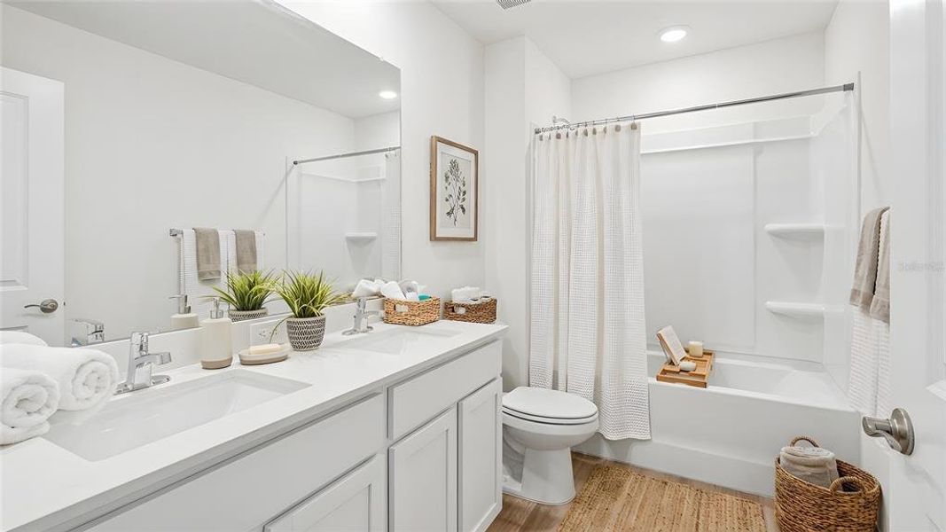 Furnished interior view inside a new home in Sunset Hills, Summerfield (Image 9).