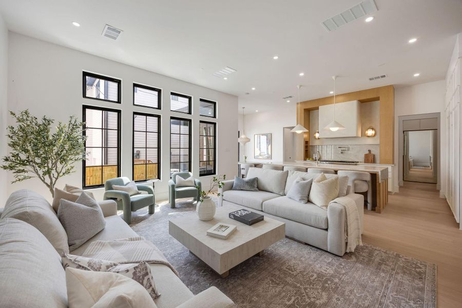 Furnished interior view inside a new home in , Houston (Image 48).