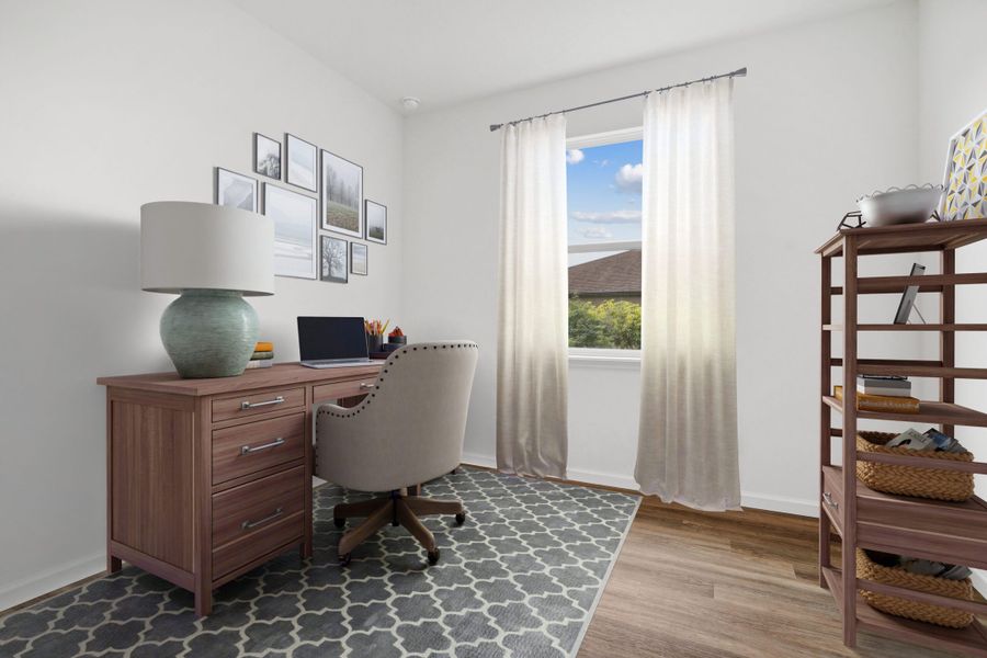 Representative furnished interior of a home built from the The Emerald by INB Homes in Palm Coast, Palm Coast (Image 18).