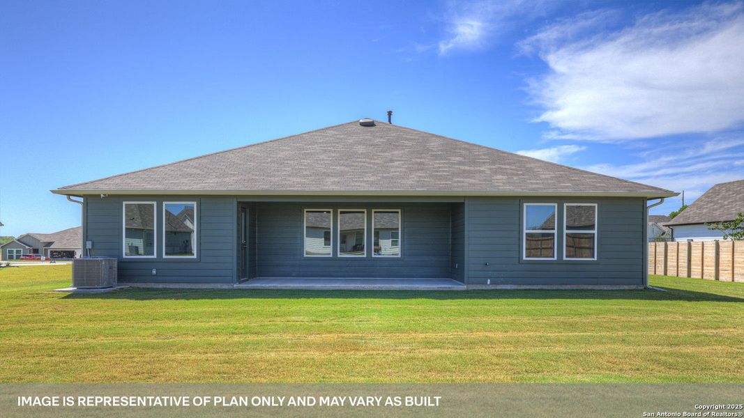 Exterior details and patio area of a home in Hartland Ranch, Lockhart (Image 2).