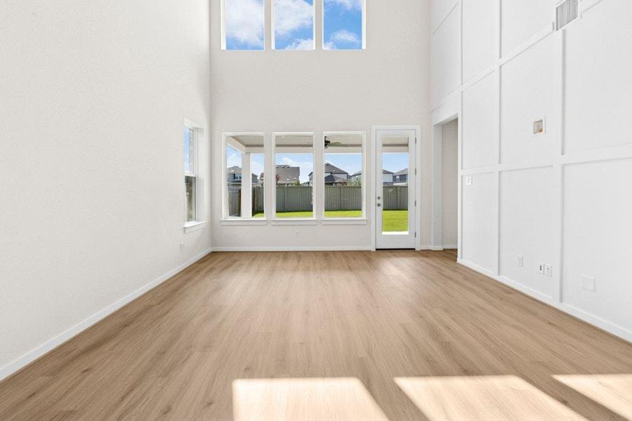 Spacious, unfurnished interior of a new home in Santa Rita Ranch, Liberty Hill (Image 18). Spacious, unfurnished interior of a new home in Santa Rita Ranch, Liberty Hill (Image 18).