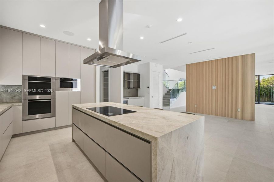 Furnished interior view inside a new home in , Miami (Image 12).