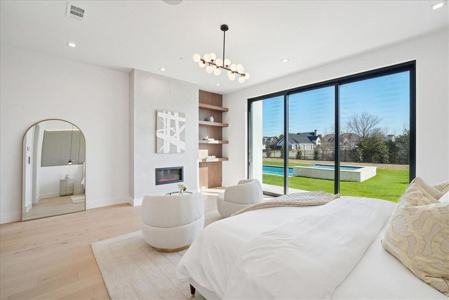 Furnished interior view inside a new home in , Heath (Image 15).