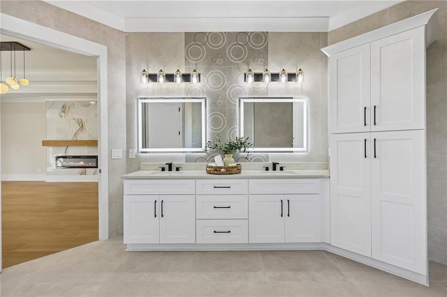Furnished interior view inside a new home in , Buford (Image 12).