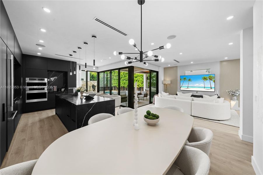 Furnished interior view inside a new home in , Miami (Image 45).