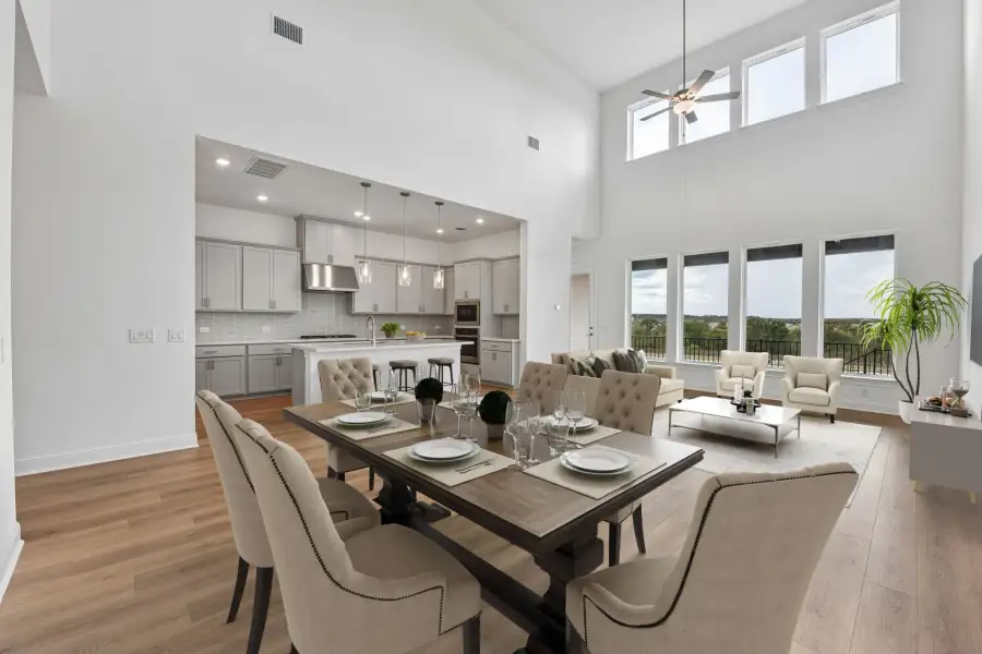 Representative furnished interior of a home built from the Piedmont by Taylor Morrison in Eastwood, Manor (Image 6).