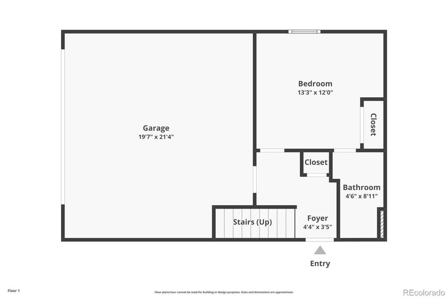 2D floor plan layout of this home in , Colorado Springs, CO (Image 5).
