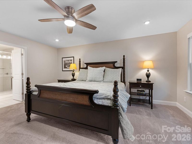 Furnished interior view inside a new home in Towns at Rea Colony, Charlotte (Image 14).