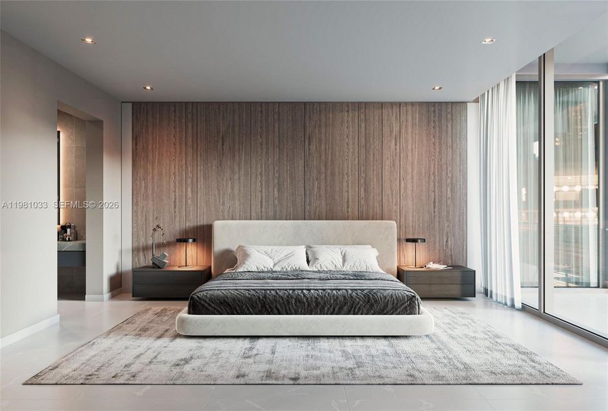 Furnished interior view inside a new home in , Fort Lauderdale (Image 7).