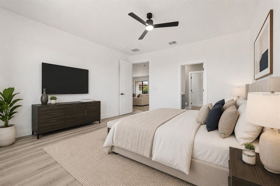 Furnished interior view inside a new home in , Kissimmee (Image 12).
