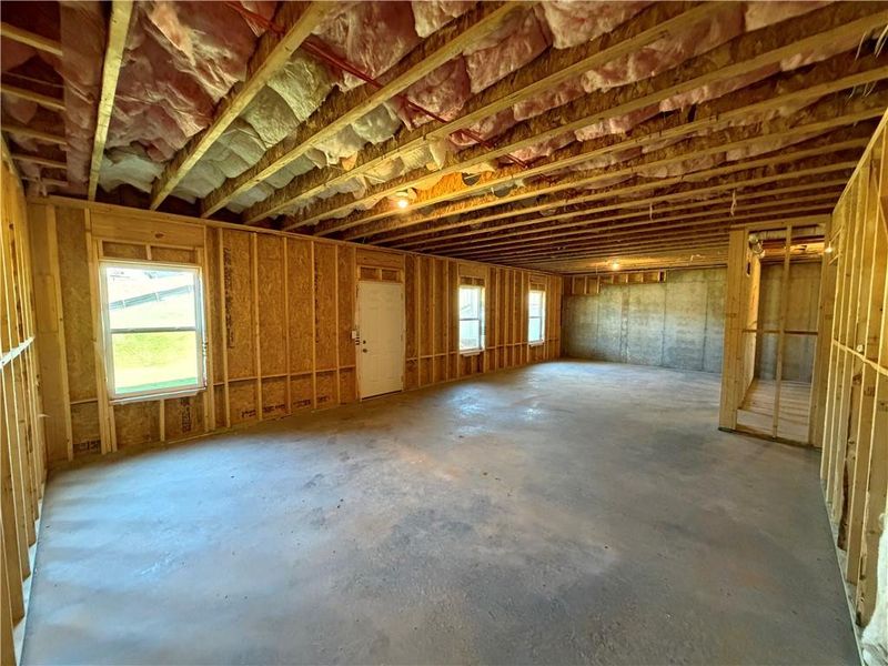 In-progress construction of a new home in Mallard’s Landing, Jefferson, GA (Image 42).