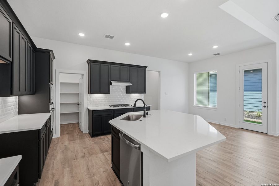 Furnished interior view inside a new home in The Crossvine, Schertz (Image 11).