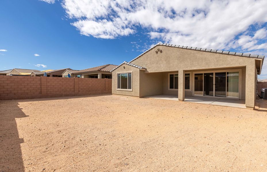 Exterior details and patio area of a home in Del Webb at Rocking K, Tucson (Image 19).