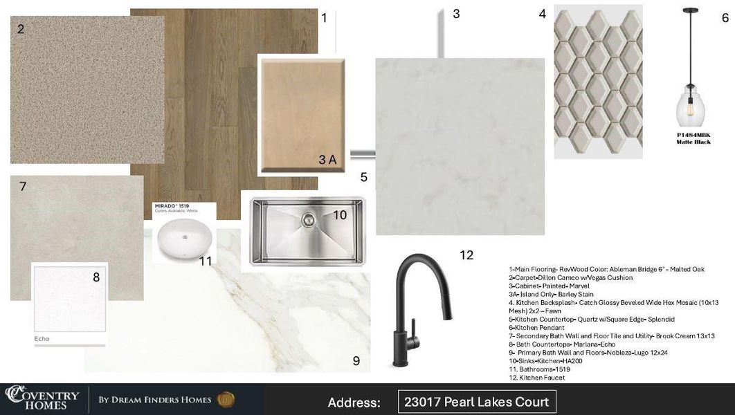 Sample of building materials used in homes in The Highlands, Porter (Image 3). Sample of building materials used in homes in The Highlands, Porter (Image 3).