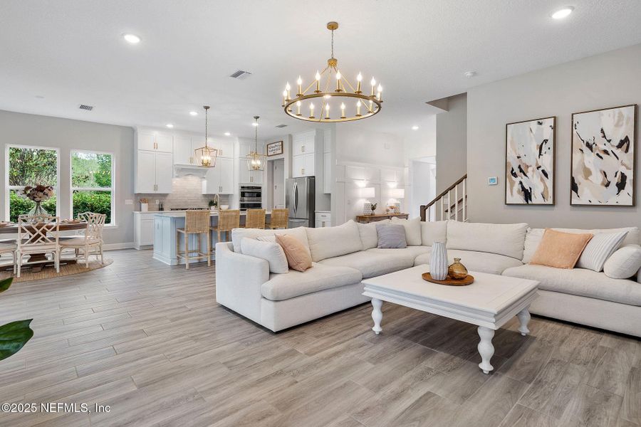Furnished interior view inside a new home in Palm Crest AT Seabrook, Ponte Vedra (Image 40).
