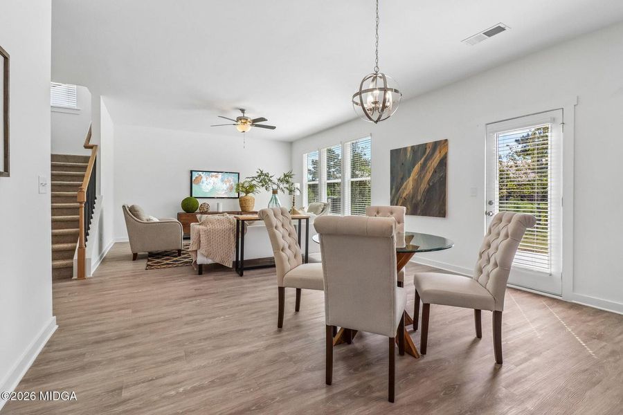 Furnished interior view inside a new home in Robins Estates, Warner Robins (Image 13).