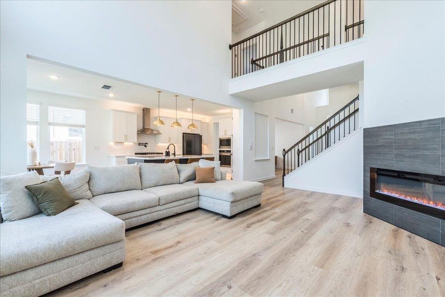 Furnished interior view inside a new home in , Kyle (Image 7).