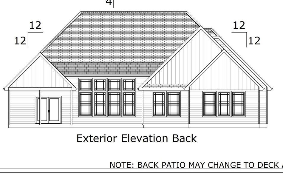 Exterior rendering of this home design in Smokey Hills, Campobello, SC (Image 5).