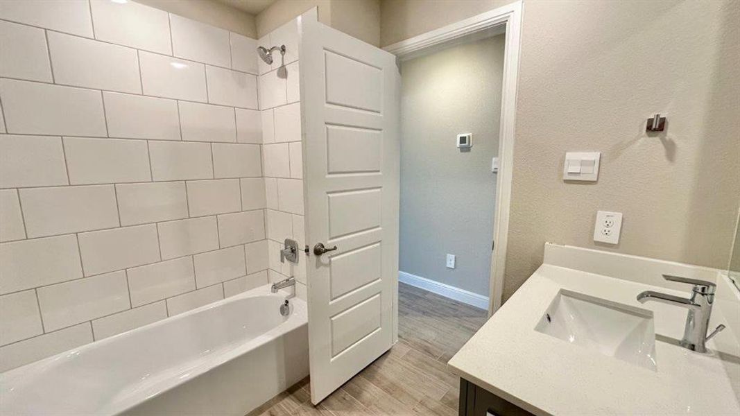 Furnished interior view inside a new home in Rock Creek Ranch, Fort Worth (Image 6).