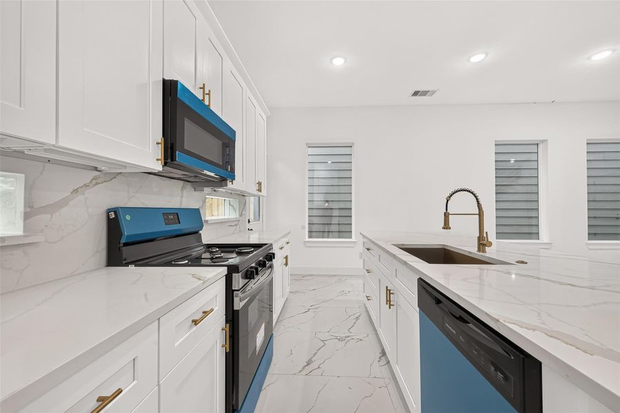 Furnished interior view inside a new home in , Houston (Image 28).