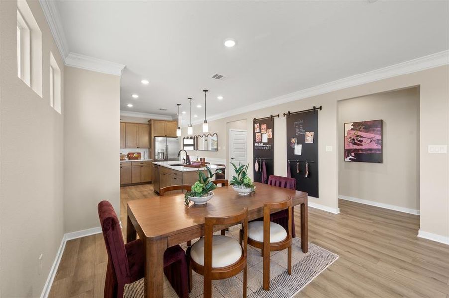 Furnished interior view inside a new home in , Fort Worth (Image 25).