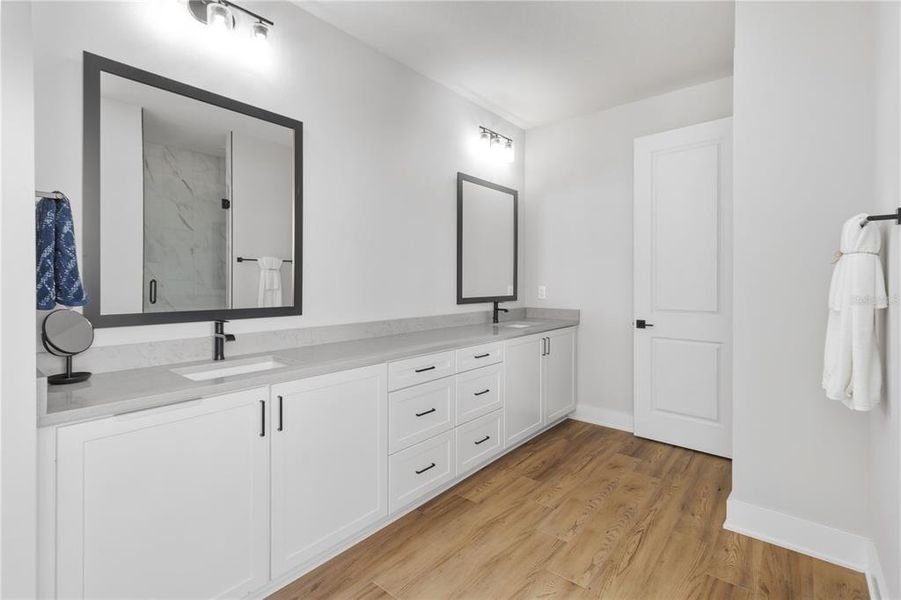 Furnished interior view inside a new home in Bella Terra, Hudson (Image 31).