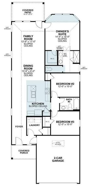 2D floor plan layout of this home in Sorella, Tomball, TX (Image 4). 2D floor plan layout of this home in Sorella, Tomball, TX (Image 4).