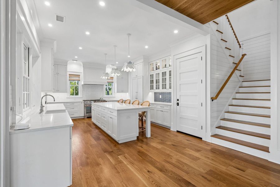 Furnished interior view inside a new home in , Folly Beach (Image 90).