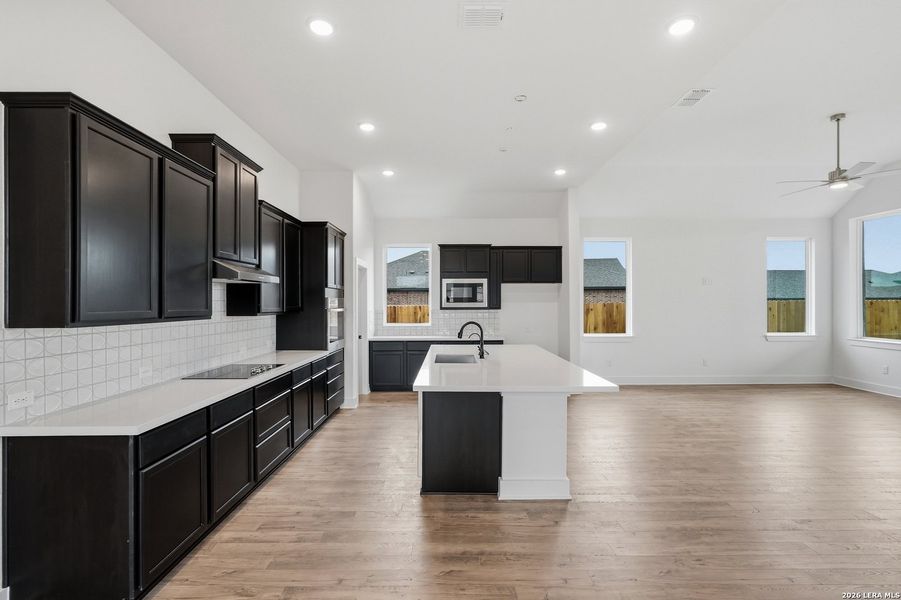 Furnished interior view inside a new home in Alsatian Oaks, Castroville (Image 16).