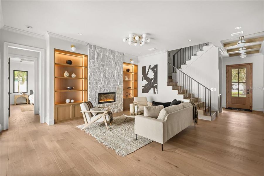 Furnished interior view inside a new home in , Winter Park (Image 11). Furnished interior view inside a new home in , Winter Park (Image 11).