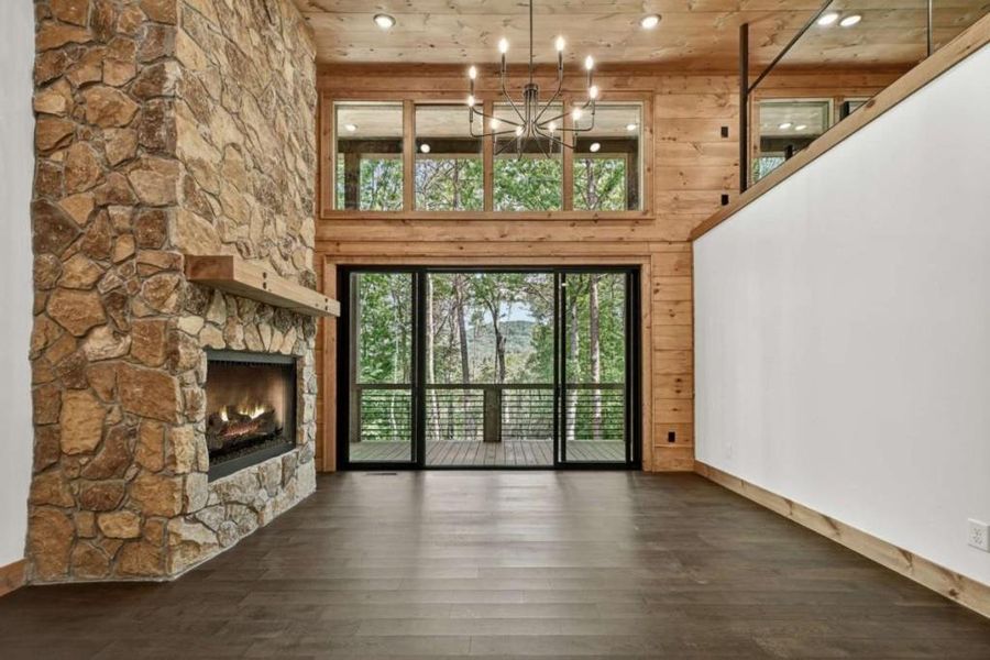 Spacious, unfurnished interior of a new home in , Blue Ridge (Image 22).