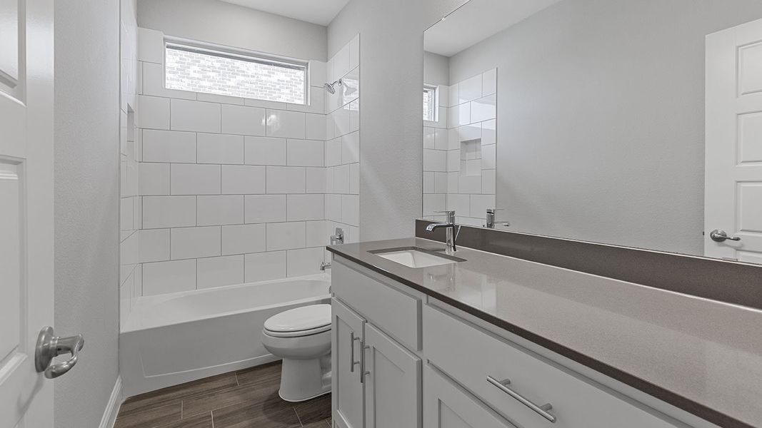 Furnished interior view inside a new home in Treeline, Justin (Image 13).