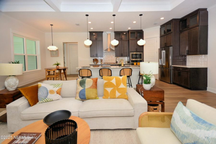 Furnished interior view inside a new home in , Fernandina Beach (Image 40).