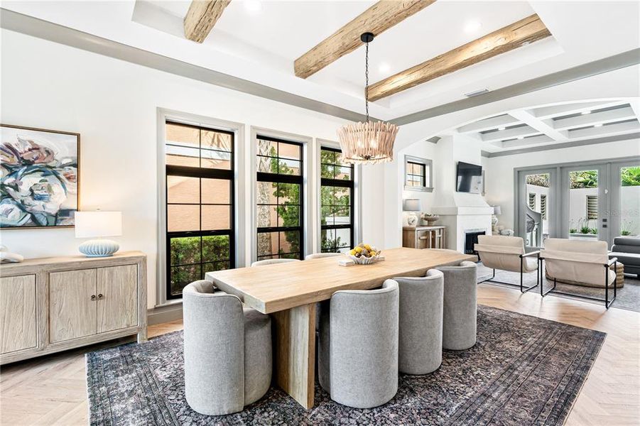 Furnished interior view inside a new home in , Palm Coast (Image 77).