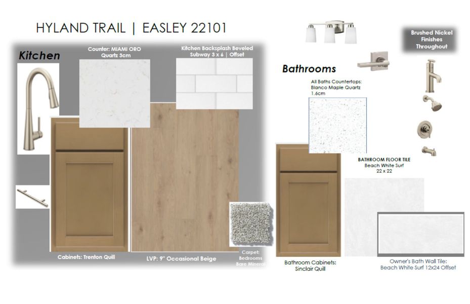 Sample of building materials used in homes in Hyland Trail, Green Cove Springs (Image 14).