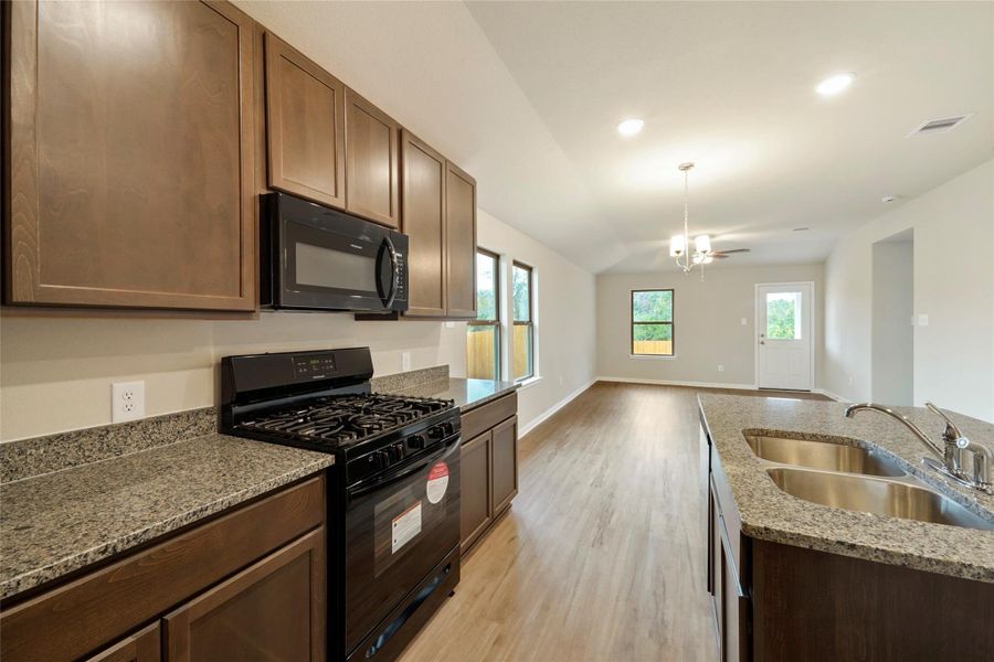 Furnished interior view inside a new home in Lexington Heights, Willis (Image 6). Furnished interior view inside a new home in Lexington Heights, Willis (Image 6).