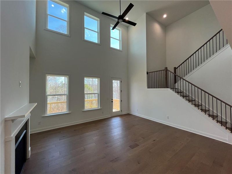 Spacious, unfurnished interior of a new home in East Harbor II at Chestatee, Dawsonville (Image 32).