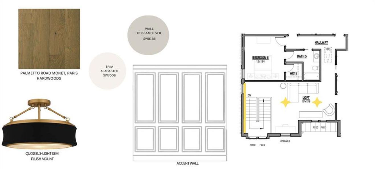 Sample of building materials used in homes in Aster, Milton (Image 39).